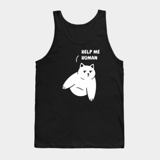 Chubby Cat Stucked Tank Top